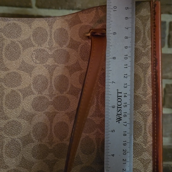 Coach Coated Canvas Signature Tyler Carryall 28 Tote Bag - Picture 11 of 13